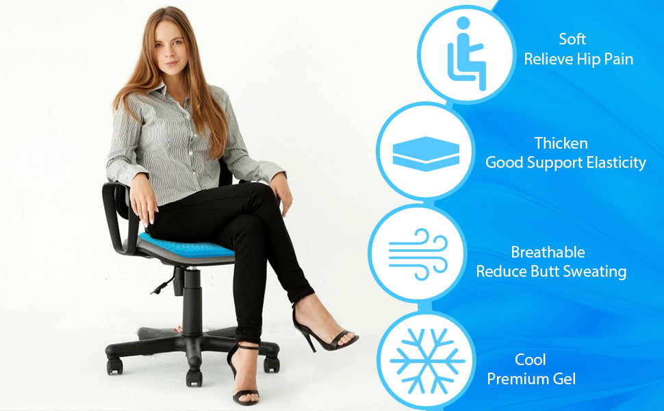 Gel Cushion for Car & Chairs